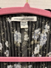 American Eagle Outfitters Black Floral Cover Up Medium B10