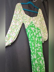 Rixo x Target green floral Grunge Daisy Dress size 4
