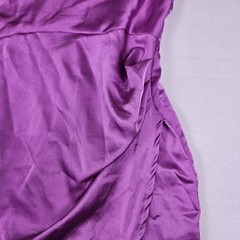 Superdown x Revolve Arezo Slip Mini Dress S Cowl Neck Wrap Satin Ruched Pink