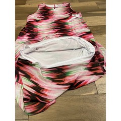 Moda Mix Brandon Thomas Size 20W Multi‑Color Chiffon Maxi Dress NWT High‑Low Hem