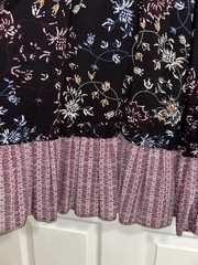 A.N.A. MIDI Dress Size Large Women Multicolor Floral Excellent
