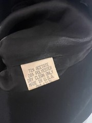 YL By Yair Dress Size 8P Length 47” Zipper Lined Poly Acetate Black #ST27