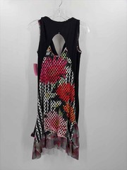 Pre-Owned Tango Mango Black Size Small Knee Length Sleeveless Dress
