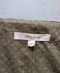 White Stuff Bird Print Tunic Dress UK 12 14 Khaki Olive Pocket Dress Boho