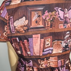 Black Friday Australian Book New With Tag Fairy Print Dress Organic Cotton Large