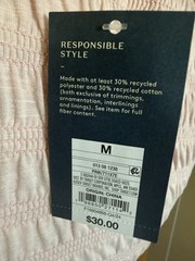 Universal Thread Women’s Pink Solid Smocked Sleeveless Midi Dress Pockets, M