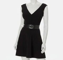 Norma Kamali Women&rsquo;s Black Grace Mini Dress Size S/36