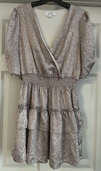 Peach Love California Boho Revival Quiet Luxury Old Money Mob Wife Glam Size M