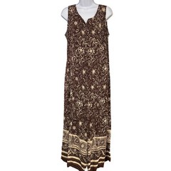 90s Unbranded Floral Maxi Dress Boho Cottagecore Earthy Granola Girl Whimsigoth