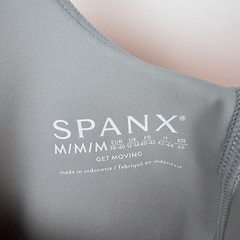 Spanx Get Moving Easy Access Straight Fit Ribbed Mini Dress Melon Sorbet Size M