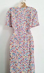 Seasalt Size 14 RRP £80 BNWT White Floral Ditsy Pattern Long Maxi Summer Dress