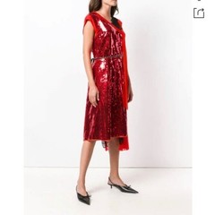 MARC JACOBS**Sequined Red Dress US 6 $1200