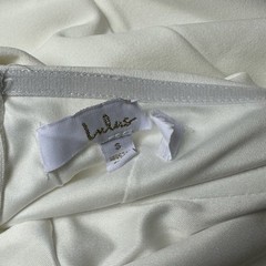 Lulus Momentous Romance White Strapless Bow Mermaid Maxi Dress Size Small NWOT