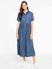 Denim Shirtdress – Marin Wash at Talbots, NWT $169, have all size