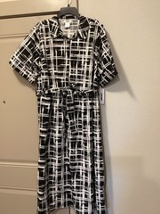 NWT DKNY Plus Size Collared Button Down Dress, size 20W, $139