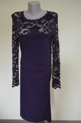 Women Phase Eight Dress Purple Viscose 42 / XL / #CCVK