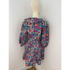 Code x Mode Floral V-Neck Wrap Mini Dress – Size Large