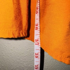 Banana Republic Burnt Orange Solid Square Neck Smocked Babydoll Mini Dress XL