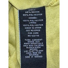 Zac & Rachel Woman Chartreuse Yellow Lace Yoke Sleeveless Shift Dress Plus Sz 1X
