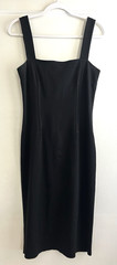 VTG Dolce & Gabbana 90&rsquo;s Boned Bodice Black Bodycon Dress Size 44