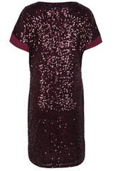 PrettyGuide Womens Sequined Cocktail Dress Burgundy Sz Medium New NWT