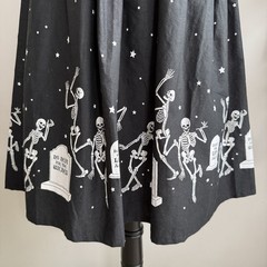 ModCloth x Black Friday Groovin&rsquo; Graveyard A-Line Gothic Halloween Dress 16