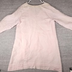 Roller Rabbit Kaftan Dress Womens Large Pink Embroidered Long Sleeve Linen Tunic