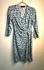 Black Label by Evan Picone Women&rsquo;s Size 6 Sheath Dress 3/4 Sleeve Multicolor