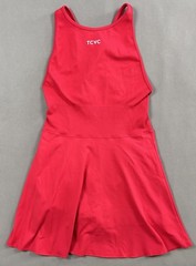 NWOT Tennis Active Dress Tight Fit CrossBack Built-in Shorts Red Women’s Size M