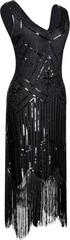 Glamorous Flapper Gatsby Sequin Beaded Cocktail Dress