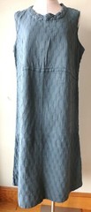 FLAX Design Date Night DRESS L NWOT Dress MINERAL PUCKER