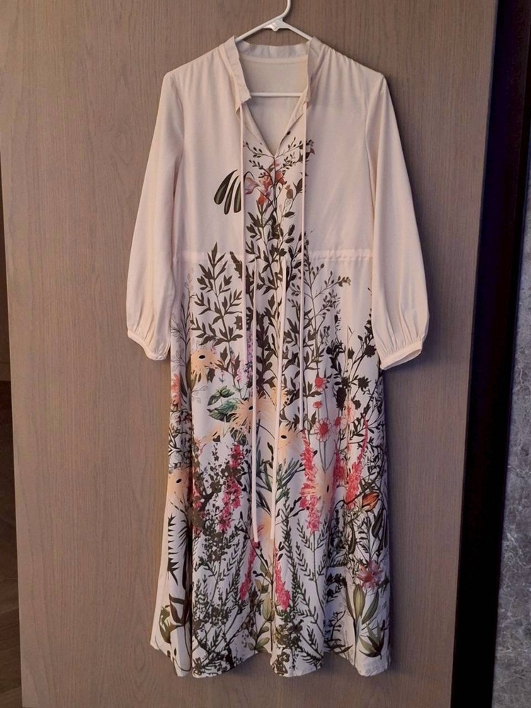 Floral Long Dress size M-L
