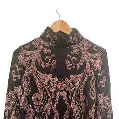 Free People Modern Love Mini Dress Tunic Mock Neck Sweater Dress