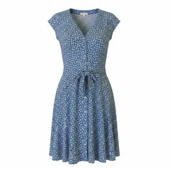 Loft Women Belted Button Down Knee Length Dress Size 0 New W/tag
