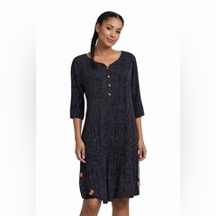 Naketano Dress with Red, Light Blue & White Accents Summer Dress, Comfort