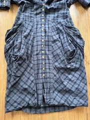 All Saints Spitafields Rare Ruched Bustle Hoodie Dress
