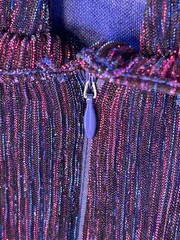 NWT Lulus Spotlight on You Blue and Pink Metallic Sparkling Maxi Dress Large