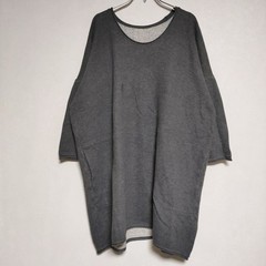 45R/45rpm WorkingOrganic Fleece Tunic dress gray 4-0908T∞