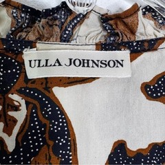 Ulla Johnson Cotton Floral Print Smocked Ismaya Dress in Bone Size 0 retail $378