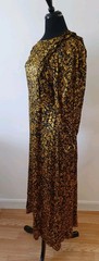 OLIVER BONAS Long Dress UK12, Viscose, Long Sleeve USED!