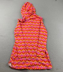 Macbeth Collection Dress Womens Medium Pink Long Sleeves Hooded Lightweight