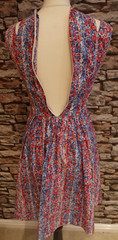 Warehouse Beautiful Vibrant Floral Dress With Cut Out Shoulder Detail Size 8
