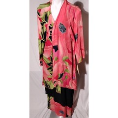Dinah Lee 2 Piece Floral Watercolor Dress USA NWT – See Measurements – Issues