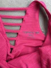 Toad & Co Small Pink Dress Strappy Back Built-In Bra Travel Casual Athletic