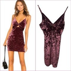 Free People Come Together Bodycon Dress Raspberry Size XS NWT Hoco Formal Night