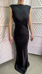 Michal Negrin Elegant Full length Black And Floral Dress Size – XS – NWT