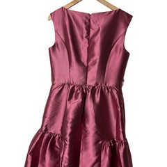 Kay Unger Lydia Satin Pink Dress 8