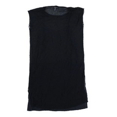 Eileen Fisher Women&rsquo;s Dress Sheer Overlay Lined Lightweight Black X-Small New