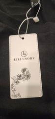LILLUSORY Black Ruched Knot Tie Waist Short Sleeve Bodycon T-Shirt Dress L NWT