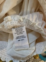 LoveShackFancy Ivory Embroidered Dress